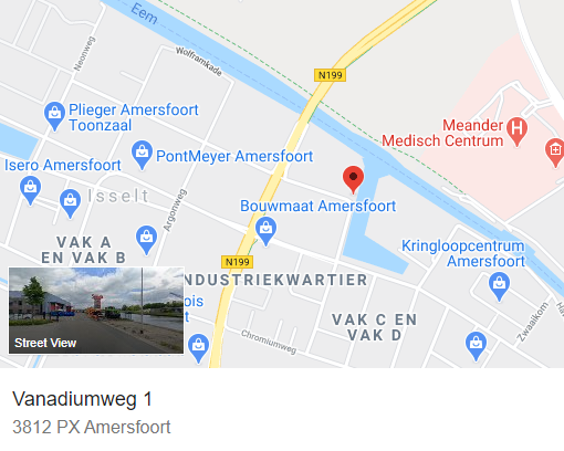 Google maps vanadiumweg 1